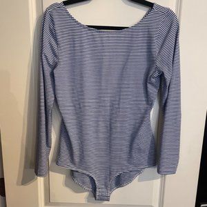 J.Crew Striped Bodysuit